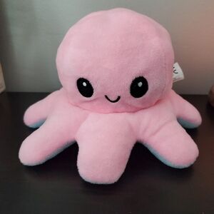 TeeTurtle - The‎ Original Reversible Octopus Plushie - Pink + Aqua